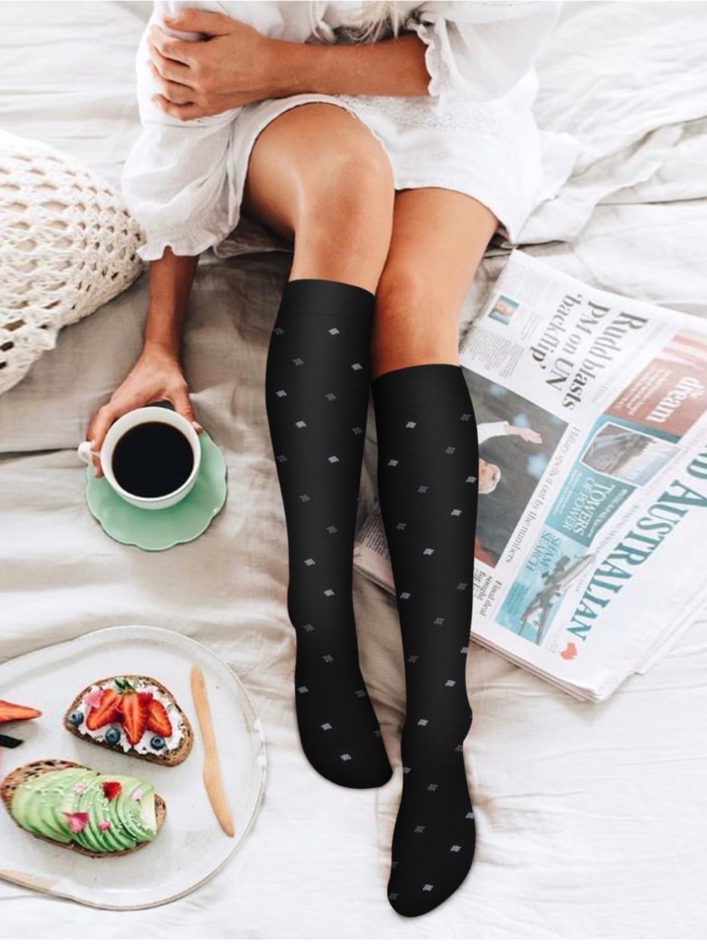 6 Pack Copper Compression Socks for Women and Men Circulation-Best Support - Picture 3 of 9